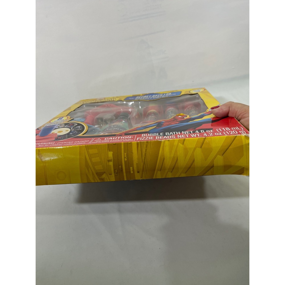 Marvel Spider-Man 2011 Secret Bath Lab Bubble Bath Fizzy Goggles Microscope Kit - Picture 9 of 12
